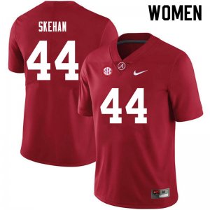 NCAA Women's Alabama Crimson Tide #44 Charlie Skehan Stitched College 2021 Nike Authentic Crimson Football Jersey WW17F72BK